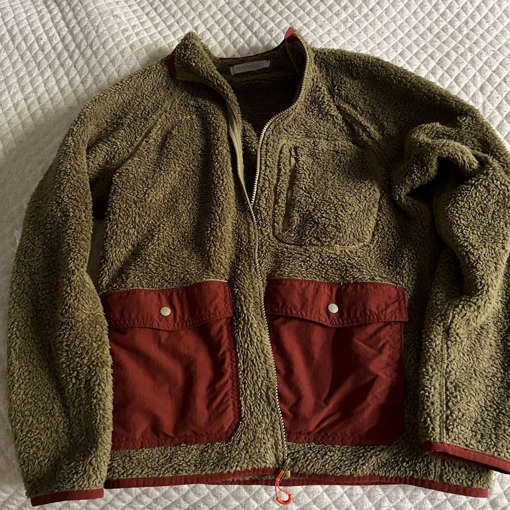 Outerknown Skyline full zip fleece jacket Worn maybe twice. Excellent condition